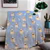 MIQEBX Coperta che brilla al buio, coperta unicorno per bambini, coperta in pile morbida, coperta per la casa, regalo per bambini ragazzi e ragazze (AA3, 150x200 cm)