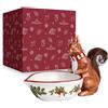 Villeroy & Boch - Toy's Fantasy con motivo scoiattolo, in porcellana, per Natale, multicolore con motivo natalizio