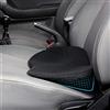 Livtribe Cuscino per sedile auto, in memory foam, per alleviare il dolore alla sciatica e alla parte bassa della schiena, cuscino per sedile auto, per guida, essenziale per viaggi su strada (nero)