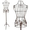 PrimoLiving Manichino da sartoria in metallo, altezza regolabile, P-12437, marrone anticato