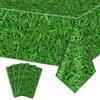 APUXXJUPA 4 tovaglie di erba verde, 130 x 220 cm, per feste di golf, decorazioni per la doccia