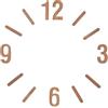 Uonlytech Kit Numeri Orologio Da Parete Fai Da Te Con Numeri Di Ricambio in Legno 3D Per Decorazione Soggiorno Camera E Progetti Hobby Creativi