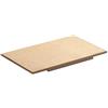 Liberoshopping Spianatoia per impastare in Legno di Betulla stendi Pasta con Gradino Antiscivolo (Senza Bordo, 75x50)