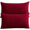 Miecoae Coppia di Federe Cotone, Set di 2 Tessuti per Cuscino Letto, Chiusura a Busta, Tinta Unita, Misura Standard 50x70 60x80 CM Copricuscino Divano(O12,70x50cm Set of 2)