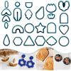 Zayookey Set di 25 stampi argilla polimerico Orecchini set di stampi per monete in pasta polimerica Taglie 25 forme in argilla