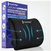 Healthfix Cuscino lombare ergonomico, progettato con esperti in Germania, migliora la postura e allevia il mal di schiena, supporto lordosi per sedia da ufficio, auto e divano (medio (70-90 kg))