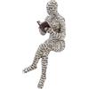 Tiiyee Statuetta Donna Lettura, Lettura Ragazza Statuina in Resina Figurine Statua Innovativa Ornamento Figura Scultura Pulp Pensatore Stile Statue Decorative Astratta Poliresina Sculture Signora Polpa (F)