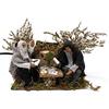 Joy Christmas Pastore per Presepe in Movimento 14 cm x 9 cm Giocatori di Carte 49560