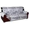 IlGruppone Copridivano Trapuntato Double Face Fantasia Shabby e Reversibile in 3 Colori e in Tutte Le Misure - Grigio - 4 Posti