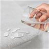 BANZAII TEXTILE INNOVATOR ONLINE Banzaii Coprimaterasso Impermeabile Una Piazza e Mezza 120/130x190/200 cm, Proteggi Materasso Elasticizzato in Spugna Morbida con Angoli, Traspirante Antiacaro