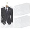 YSWOVUO 45 Pezzi Custodie per Abiti 60x100cm, Trasparenti Sacchetti Porta Abiti in Plastica, Sacchetti Vestiti Armadio Antipolvere, Portaabiti Antitarme, Copertura Vestiti per Camicie, Giacche, Abiti