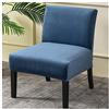 FAIRUO Copripoltrona Senza Braccioli, Fodera per Sedia Senza Braccioli Accent Poltroncina Coprisedia Stampato Elasticizzati (Color : #15, Size : 1 Pezzo)