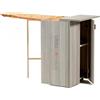 Liberoshopping Mobile Asse da stiro Multiuso Jolly in legno con ante (Larice Grigio)