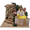 Joy Christmas Pastore per Presepe in Movimento 17 cm x 17 cm La Lavandaia - Marroni
