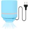 vicihoho Pompa Elettrica Portatile per Conservazione Casa, Pompa Sottovuoto da Viaggio, 220V 25W 4kPa per Abbigliamento, Biancheria, Stagionale, Compatta Risparmio Spazio 1 Pezzo Blu