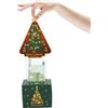 Runmeihe Buon Natale Cassettina Denaro per Regalo in Contanti Idee, Funny Pull Cash from Money Box per Donne Uomini Sorpresa, Novità Albero Natale Scatola con Carta Estraibile per Moglie Fidanzata Madre Amici