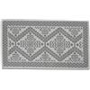 Casatessile Tappeto Cotone Multiuso Cucina Soggiorno Sardinia Tappeto Tipo Sardo, Multiuso, Tappeto Bagno Lavabile in Lavatrice - Grigio Scuro, 50x140 cm.