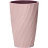Roucerlin Portaspazzolino infrangibile, bicchiere da bagno riutilizzabile, in plastica, portaspazzolino portatile, organizer per bere dentifricio e acqua da viaggio (rosa)
