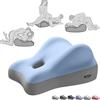 Generico Cuscino Intimo per Coppie - Sostegno Lombare e Gambe in Memory Foam 48x41x23 cm, Ideale per Relax e Benessere di Coppia, Design Anatomico per Maggiore Vicinanza e Piacere Condiviso (blu)