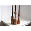 Home Decor Lotto di 3 bastoncini di candela primitivi texture casa scandinava arredament...