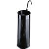 Durable Umbrella Stand in Black - Made From Strong Stainless Steel - Perforated