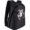 HERCHR Borsa da Balletto, Zaino Per Danza Classica Per Ragazze Borsone Sportivo con Cerniera Borsa da Viaggio Per Bambini Borsa da Ballo Borsa a Tracolla Doppia(Nero)
