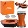 Ecofocet Affilacoltelli professionale,Affilacoltelli a Rullo,Affila Coltelli da Cucina,Rolling Knife Sharpener,6 Angoli Magnetici(12°,15°,17°,19°,22°,25°),4 lame,per coltelli affilati