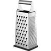 Dachiy Grattugia A Quattro Lati in Acciaio Inox, per Cetrioli, Carote e Formaggio, con Base Antiscivolo (Maniglia in Acciaio Inossidabile)