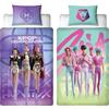Character World Set copripiumino singolo con licenza ufficiale K Pop Demon Hunters | Design Huntrix e Saja per ragazzi, copripiumino reversibile a 2 lati con federa coordinata | Perfetto per la cameretta dei bambini