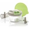 InnovaGoods Tritatutto Manuale Multifunzione 400ml - Tritatura Rapida, Accessorio per Mescolare, Facile da Pulire, Design Compatto, Multicolore, ABS/PP/PS/Acciaio