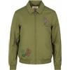 SCOTCH & SODA Giacca Uomo M Verde Khaki Modello Casual Zip Completo Leggera