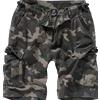 Brandit BDU pantaloncini Ripstop, Darkcamo,
