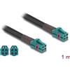 DELOCK Kabel Mini FAKRA Z Buchse quad zu Mini FAKRA Z Bu qua