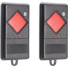OEM Telecomando per porta da garage - 2 pezzi - 27,015 MHz - 1 pulsante - pulsante rosso