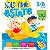 Tre Sei Scuola Sole, mare, estate. 5-6 anni. Per la Scuola materna. Con biglietti