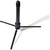 Cheerock Supporto pieghevole per flauto a 3 gambe per sassofono oboe strumento a fiato accessorio nero-5,5 cm x 2,0 cm