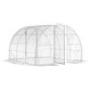 Outsunny Serra da giardino tunnel 3 x 3 x 2 m 9 m² con porta a cerniere telo in PE 150 g/m² per Verdure Piante Fiori