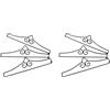 No 6PZ Garden Flag Wall Hanger Supporto per Bandiera Nel Verniciato Un P5813