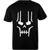 Udaytee Necron Face T-Shirt Basic da Uomo Nera in Cotone