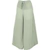 GURU SHOP Gonna estiva da donna in viscosa crêpe, stile bohémien, salvia, 44