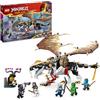 LEGO NINJAGO Egalt il Drago Maestro, Giocattolo Ninja con Action Figure Snodabile, Giochi d'Azione per Bambini e Bambine da 8 Anni con 5 Minifigure tra cui Lloyd, Sora e Nya, Idea Regalo 71809