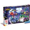 Clementoni- Batwheels Supercolor Puzzle-Batwheels-60 Maxi Pezzi Bambini 4 Anni, Puzzle Cartoni Animati, Made in Italy, Multicolore, 26597