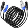 No di Prolunga DMX512 da 10 Piedi, Cavi Combo di Segnale XLR A 3 Pin DMX59624