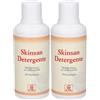 Skinsan Detergente Dermatologico 2x500 ml Sapone liquido