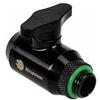 BITSPOWER Rubinetto Bitspower 1x IG 1/4 girevole Nero opaco