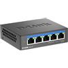 D-link Switch D-Link DMS-105 non gestito L2 5 porte Gigabit Ethernet 10/100/1000 Nero [NUDLISW5P000006]