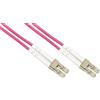 Link Cavo fibra ottica Link Multimodale Duplex Lc/Lc 50/125 OM4 1m Viola [LKLCLC4501]