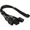 Intertech Cavo adattatore Inter-Tech GPU-02 12+4 pin a 3x8 pin 0.34m Nero [88885615]