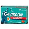 GAVISCON RECKITT BENCKISER H.(IT.) SpA Gaviscon 24 Compresse Gusto Fragola 250mg+133,5mg - GAVISCON - 024352205