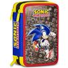 Astuccio 3 Zip Seven Sonic The Hedgehog Speed
